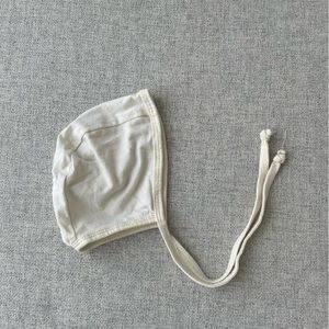 Cream Baby Bonnet 0-3m